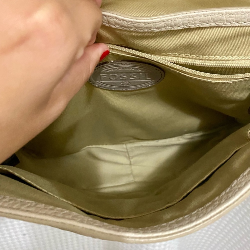 Fossil Color-Block Crossbody Purse - image 5